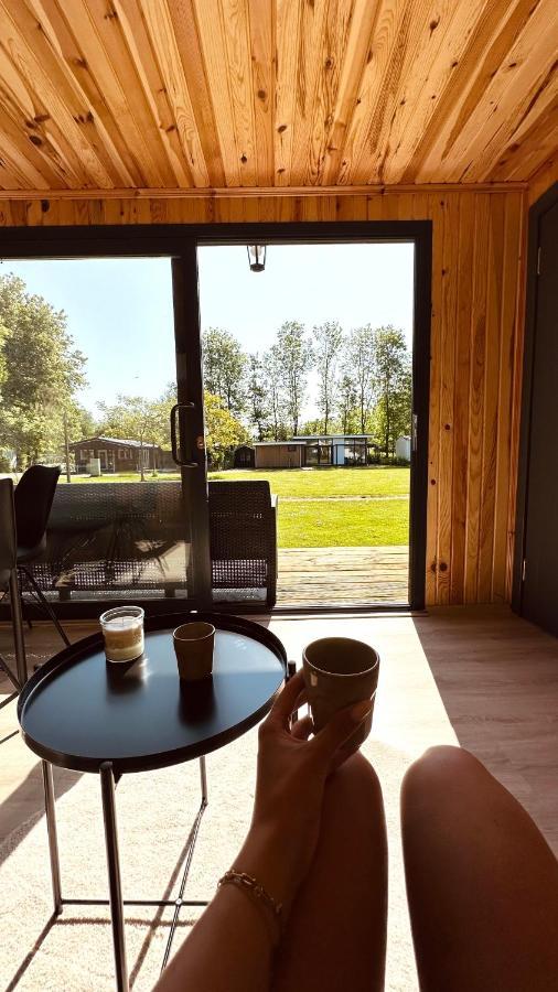 Luxe Tiny House Bij Het Leekstermeer Matsloot Dış mekan fotoğraf